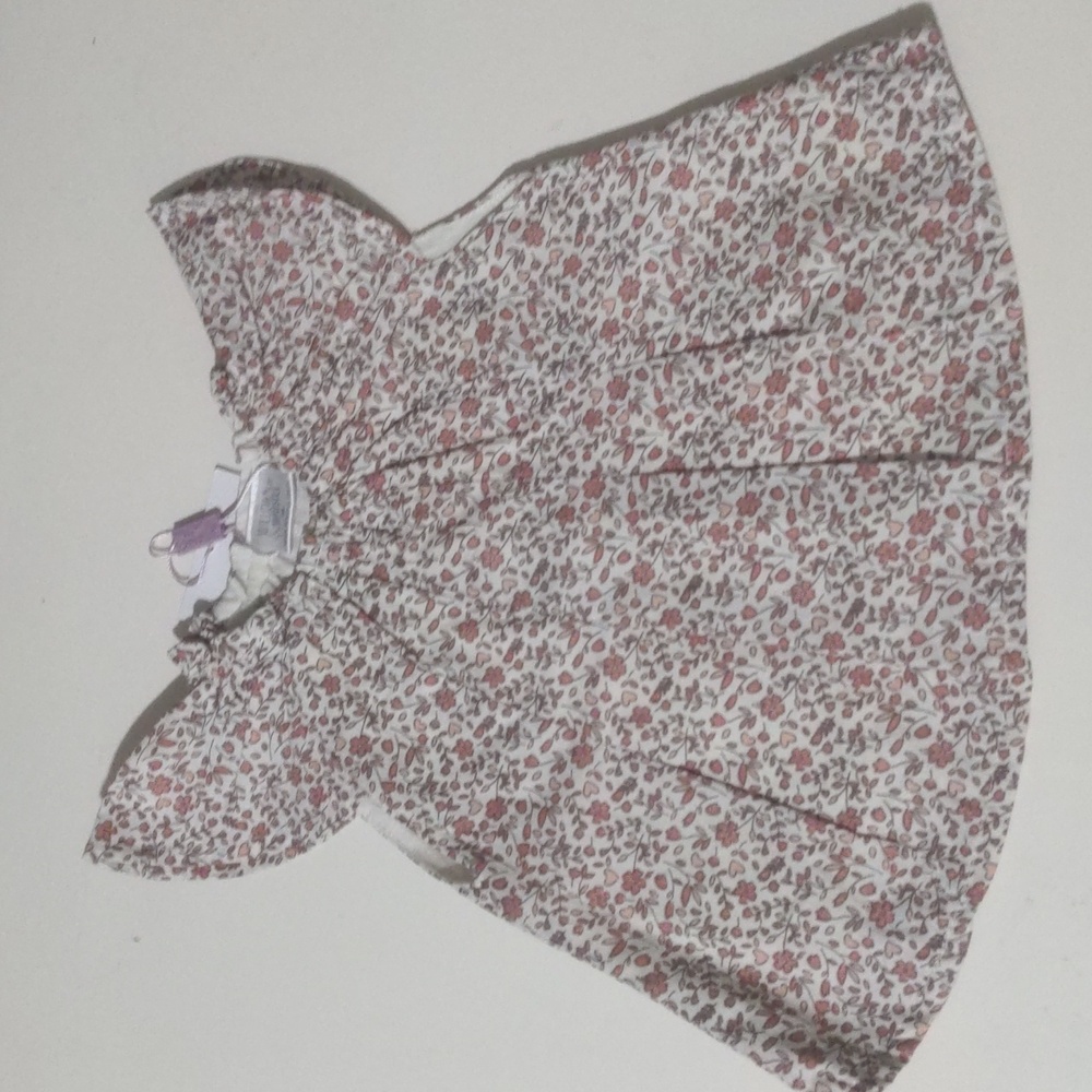 Willow & Whistle Baby Girl Floral  Top and Bloomers Set. Size 3 Months NWT - Picture 4 of 8